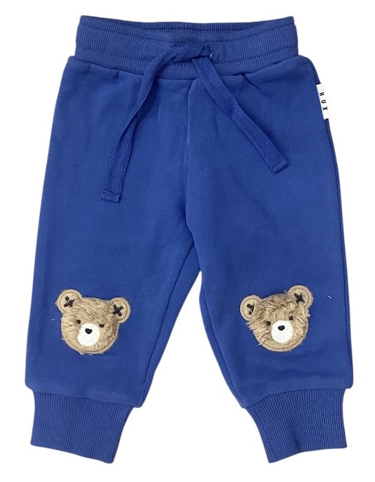 Hux Cobalt Brown Bear Sweatpant