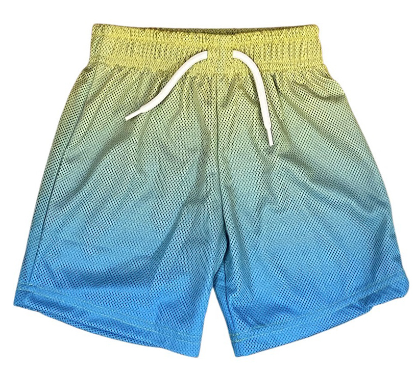 Mish Turq Gradient Mesh Infant  Shorts
