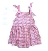 Lev Baby Maya Pink Floral Romper Dress