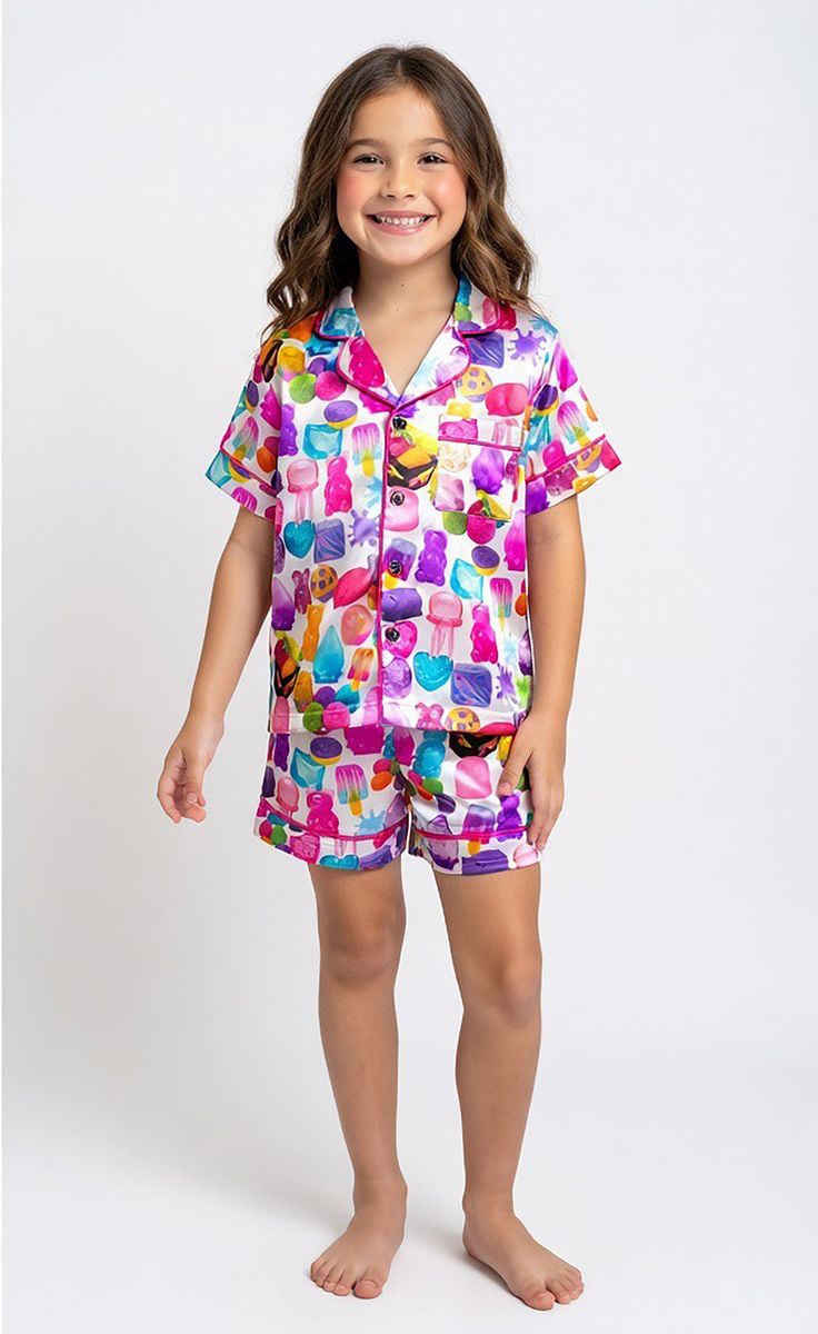 Tweenstyle All Things Needoh Poly/Silk PJ Set
