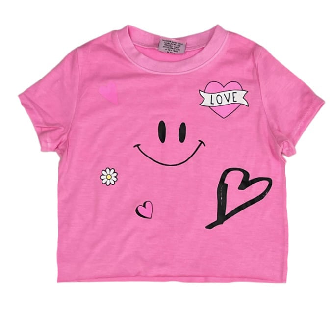 Firehouse Neon Pink Smile Toss SS Tee