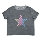 Firehouse Grey Rainbow Star SS Tee