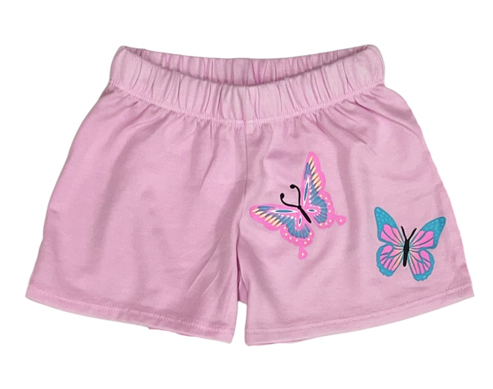 Firehouse Ice Pink Butterfly Shorts