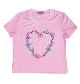 Firehouse Ice Pink Butterfly Heart SS Tee