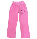 Firehouse Neon Pink Smiley Flare Sweatpant
