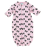 Baby Steps Pink Bows Conv. Gown