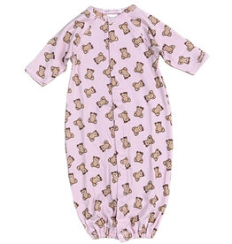 Baby Steps Pink Teddy Bear Conv. Gown