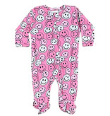 Baby Steps All Pink Smileys Footie