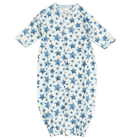 Baby Steps Blue Soft Stars Conv Gown