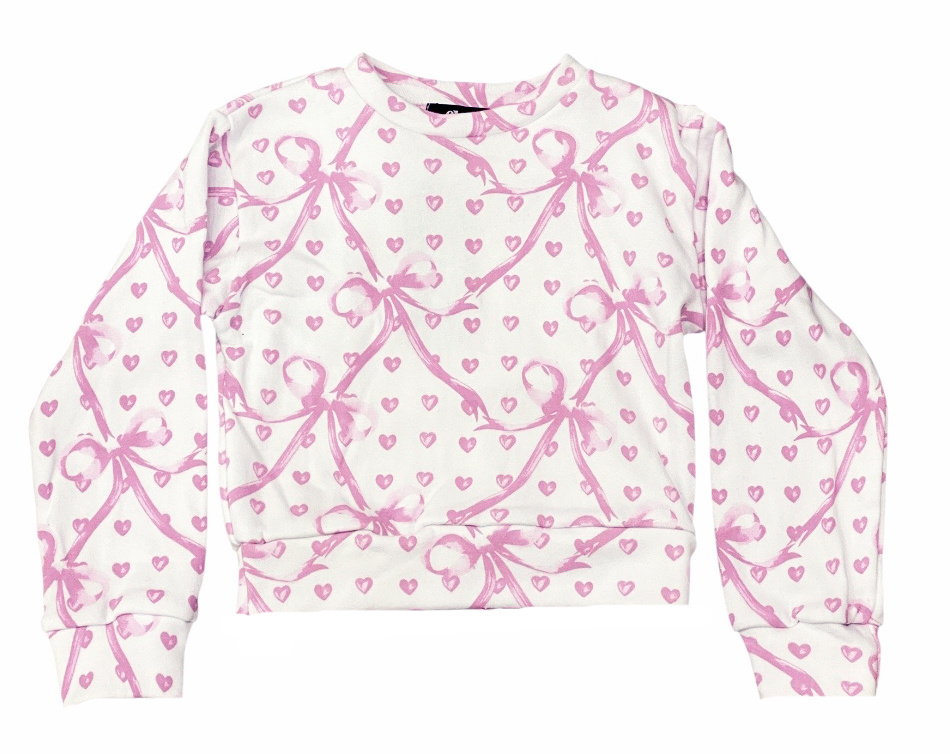 FBZ Bow Heart Sweatshirt