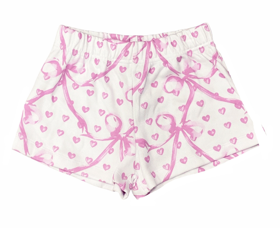FBZ Bow Heart Fl Shorts