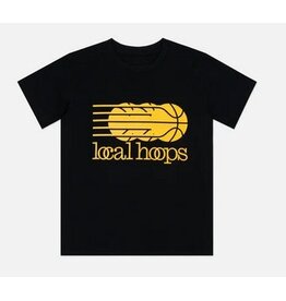 Local Hoops Navy Yellow Ball SS Tee