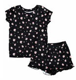 Sofi Black Floral Short Set