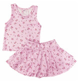 Sofi Pink Floral Infant Skort Set