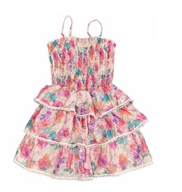 FBZ Watercolor Chiffon Dress