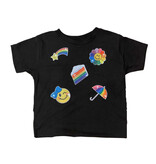 Stickerbeans Black SS Tee
