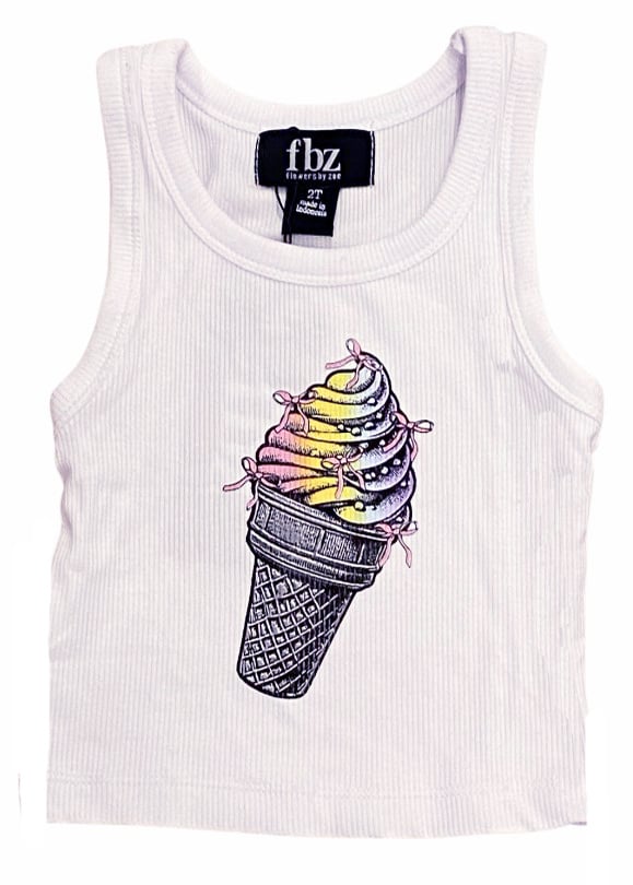 FBZ Ice Cream with Bows Tank Top