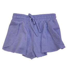FBZ Purple Mesh Butterfly Shorts