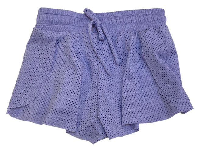 FBZ Purple Mesh Butterfly Shorts
