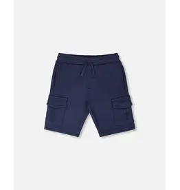Deux par Deux Blue Cargo Shorts