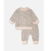 Deux Par Deux Leopard Print Set