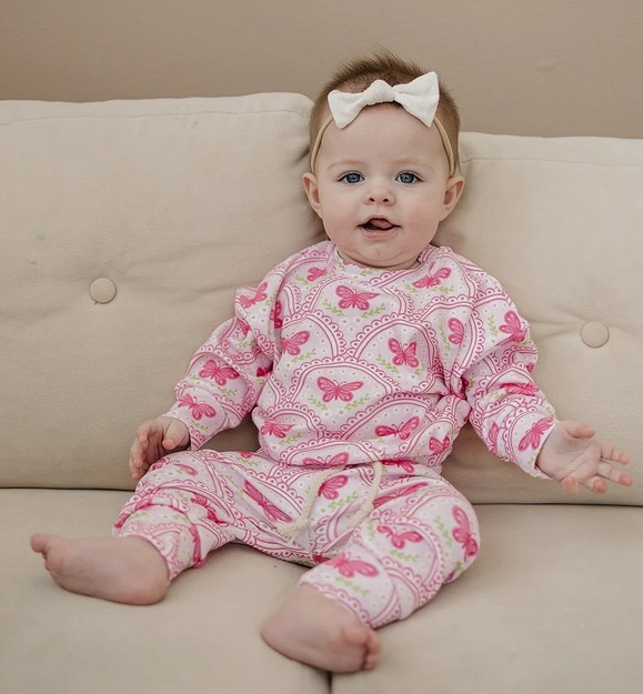 LPK Pink  Butterfly Jogger Set