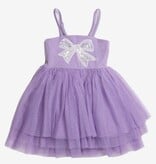 Petite Hailey Lucy Lilac Bow Tutu Dress