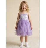 Petite Hailey Lucy Lilac Bow Tutu Dress