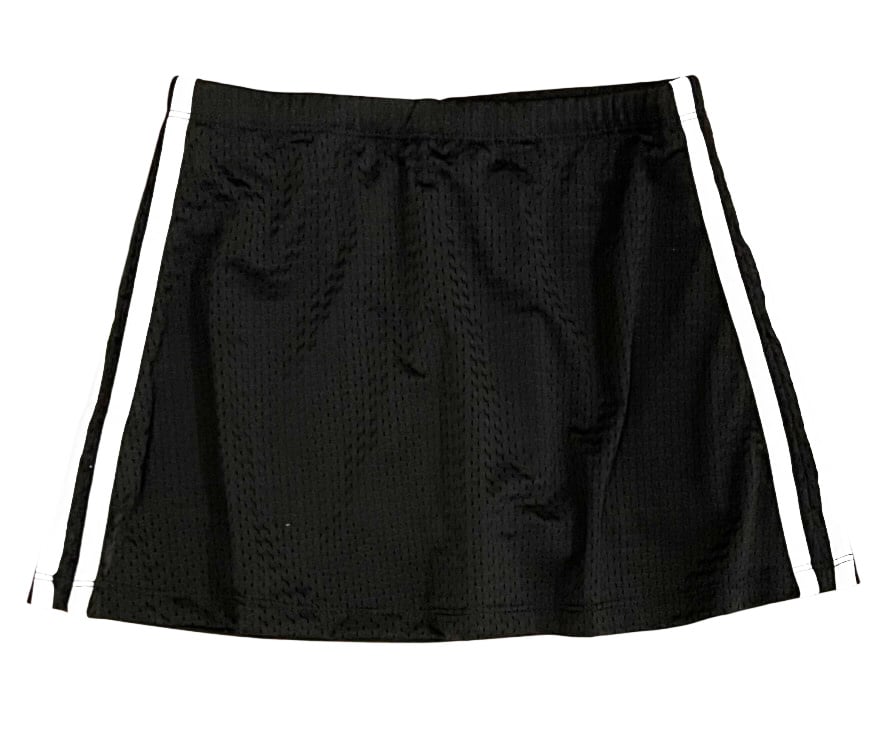FBZ Black /Stripe Mesh Skort