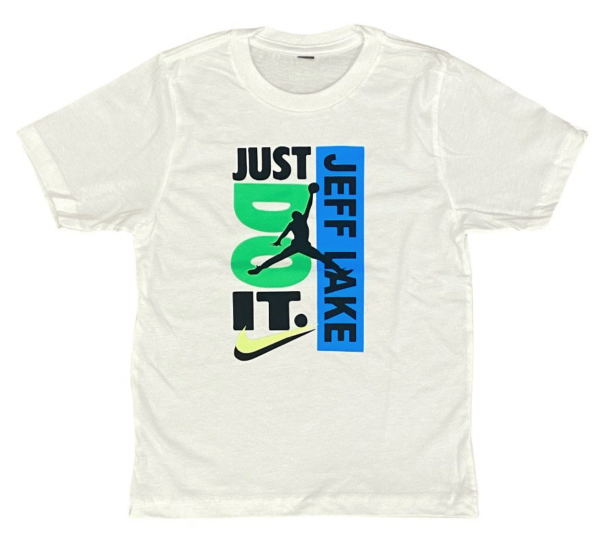 Just Do It Neon Custom Camp Tee