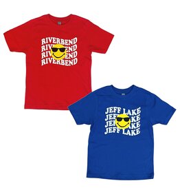 Boy's Smiley Wave Custom Camp Tee