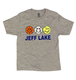 Smiley Sport Balls Custom Camp Tee