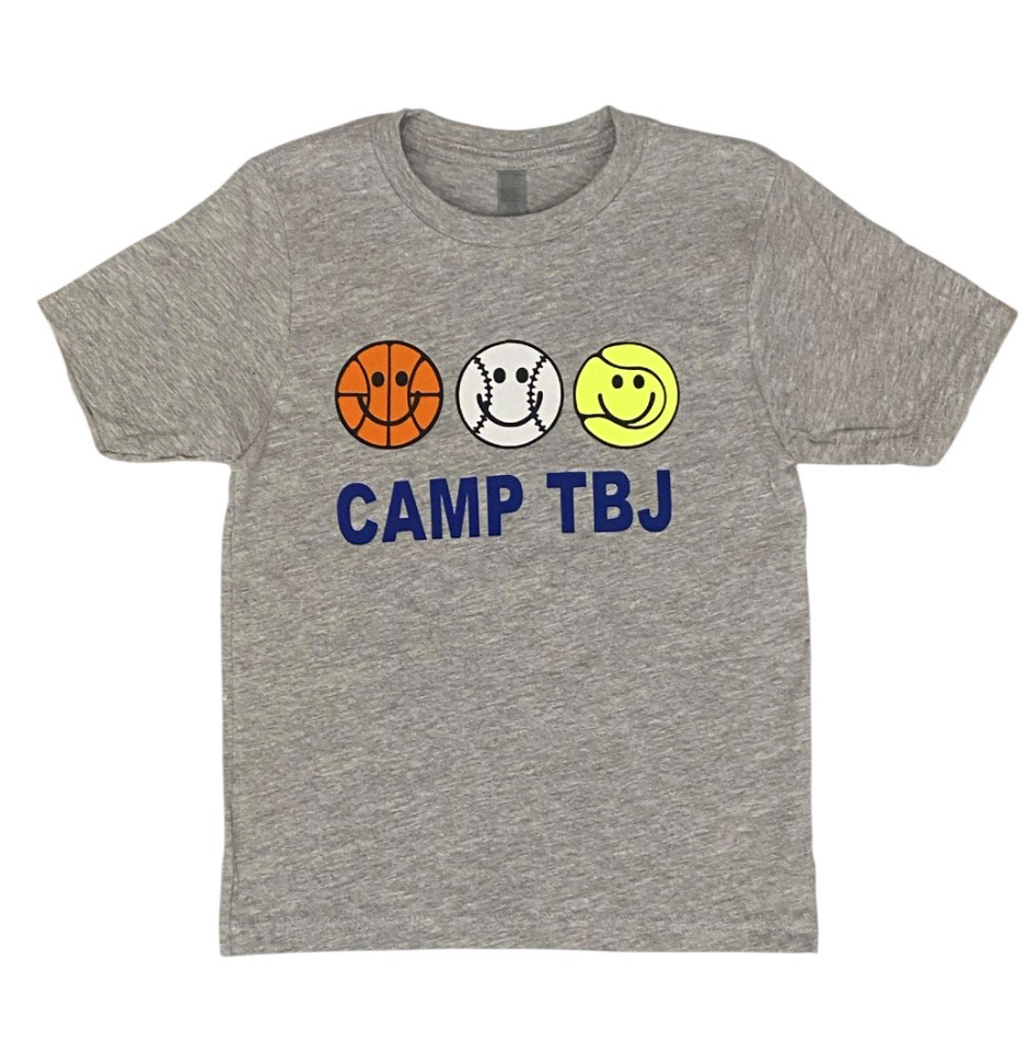 Smiley Sport Balls Custom Camp Tee
