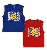 Girly Smiley Wave Custom Camp Tee