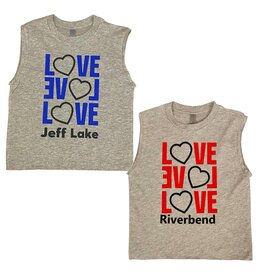 Triple Love Custom Camp Tee