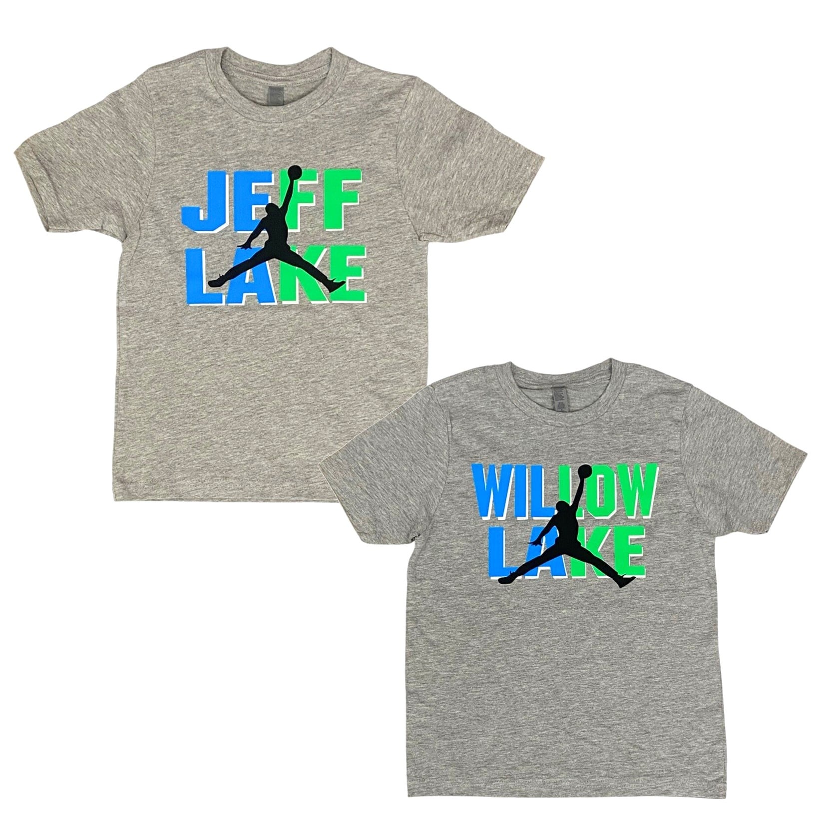 Neon Jumpman Custom Camp Tee