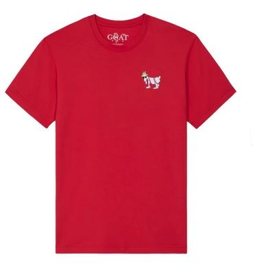Goat USA Red Baseball Tee