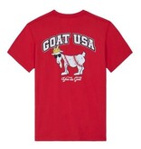 Goat USA Red Baseball Tee