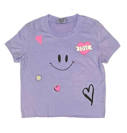 Firehouse Lavender Smile Toss SS Tee