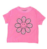 Firehouse Neon Pink Bandana Flower SS Tee
