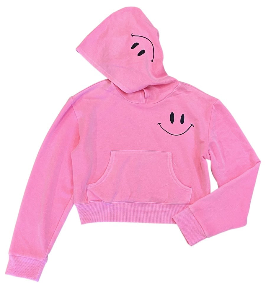 Firehouse Neon Pink Smiley Hoodie