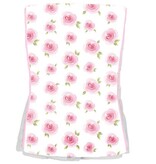 Baby Jar Rosebuds Burp Cloth