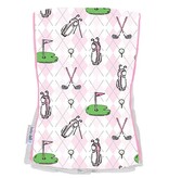 Baby Jar Pink Tee Time Burp Cloth