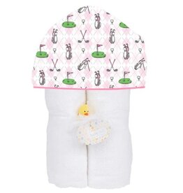 Baby Jar Pink Tee Time Towel Set