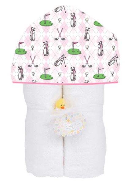 Baby Jar Pink Tee Time Towel Set