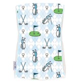 Baby Jar Blue Tee Time Burp Cloth
