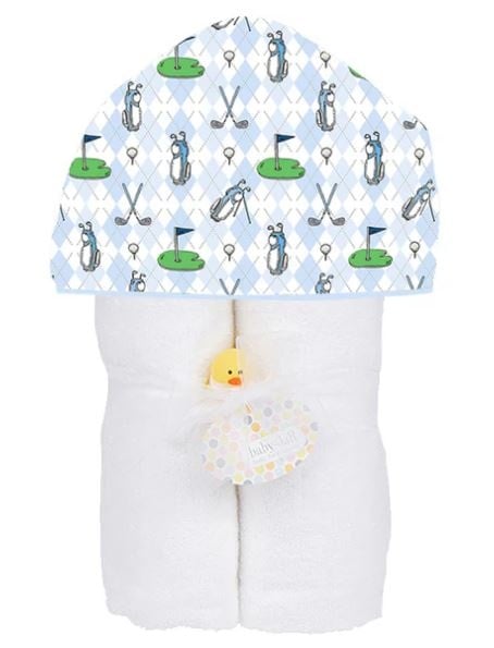 Baby Jar Blue Tee Time Towel Set