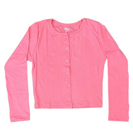 FBZ Pretty Pink Ribbed Cardigan