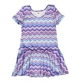 Social Butterfly Lilac Zig Zag  SS Dress