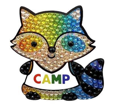Stickerbeans Camp Rocky  2" sticker